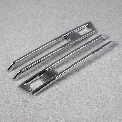 RUIQ Nissan New Serena C28 Series Exterior Chrome Plated Front Fog Lamp Garnish Bezel Cover Designed Specifically for Nissan Serena