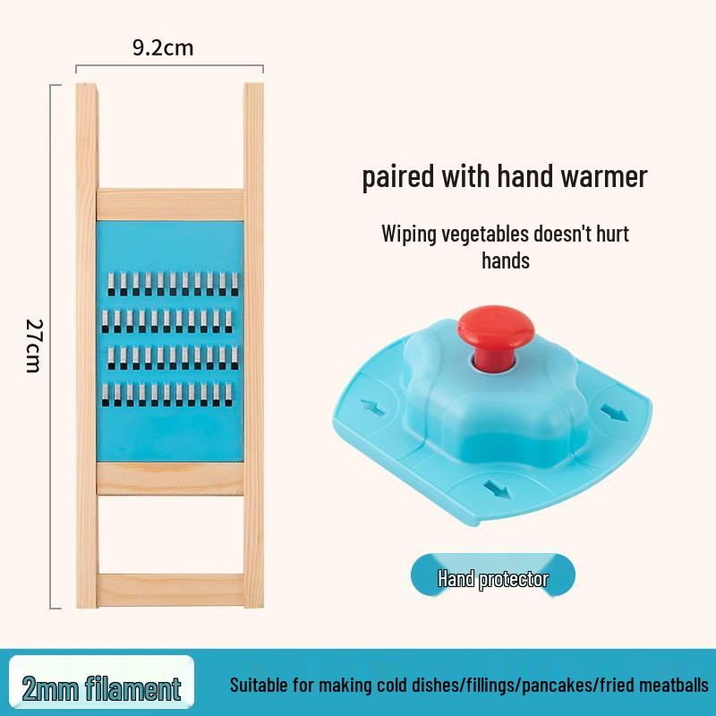 Safe & Multifunctional Vegetable Slicer: Kitchen Shredder & Grater for Radishes, Cucumbers, Cabbage, Potatoes