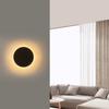 Modern LED Wall Light,   Round Sconce for Bedroom Hallway, Indoor Decorative Lights, 360 Degree Lighting, Warm Light, 12W, Aluminum, 150mm