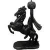 Sleepy Hollow Headless Horseman Statue - Rare Black Halloween Home Decor