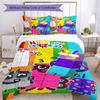 Numberblocks Bettwäsche-Set Atmungsaktiver Bettbezug mit Kissenbezügen Dekorative Bettwäsche für Schlafzimmer Heimdekoration Geburtstagsgeschenk