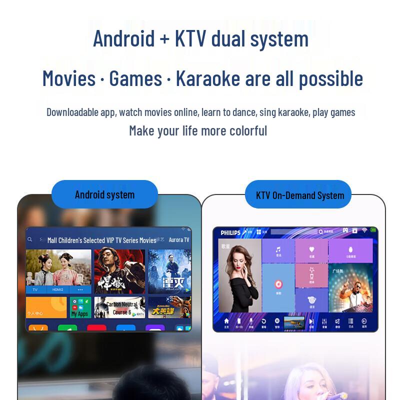 Philips SD619 Portable KTV Bluetooth Speaker System