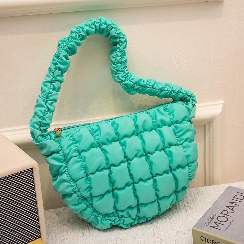 New fashion cloud underarm bag trendy versatile soft velvet mobile phone cosmetic bag