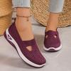 Spring and summer E large size casual and comfortable women's cloth shoes one pedal fly-woven mesh shoes women's mother shoes
