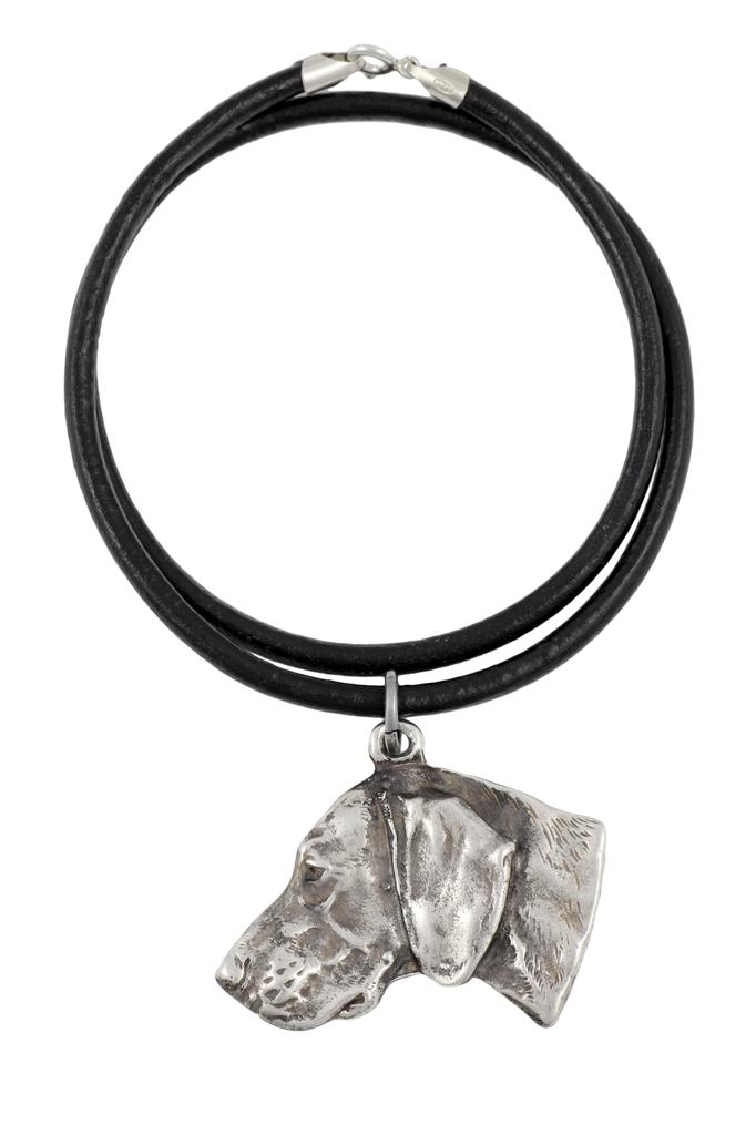 Weimaraner, Grey Ghost – Dog Necklace In Gift Box, Silver-plated Locket for Dog Fan | Art-Dog