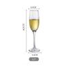 Glass Wine Glasses for Drinking Transparent Glass Cups Wineglass Drinkware Goblet Cup Champagne Pretty Aesthetic Kitchen Dining