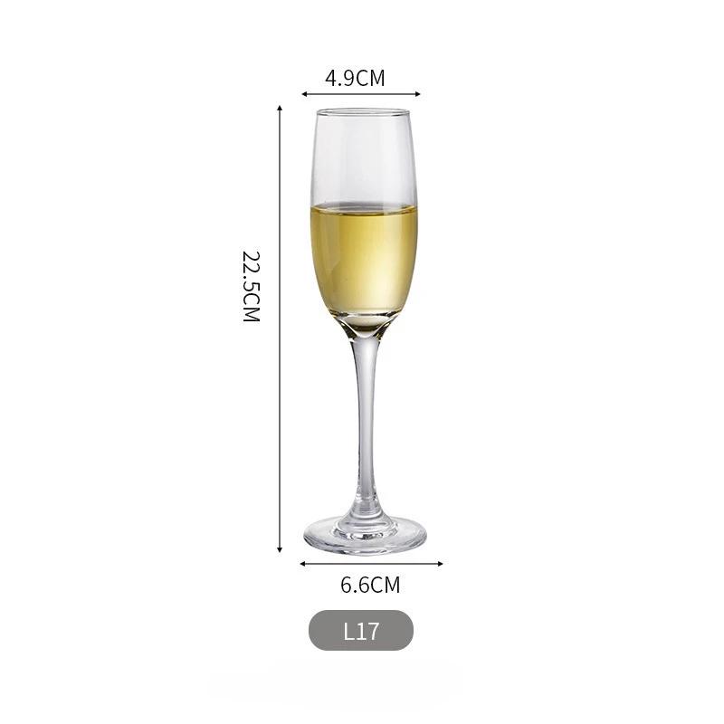 Glass Wine Glasses for Drinking Transparent Glass Cups Wineglass Drinkware Goblet Cup Champagne Pretty Aesthetic Kitchen Dining