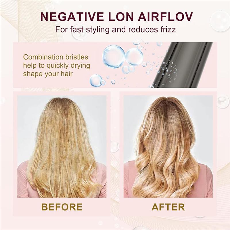 Conical Long Barrels Attachment For Dyson Airwrap HS01 HS05 20MM-36MM Auto-Wrap Curling Iron Curlers- 0.78In-1.4In