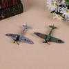 Doll House Mini Alloy Assembly Airplane Model Photo Scene Decoration Assembly Toys