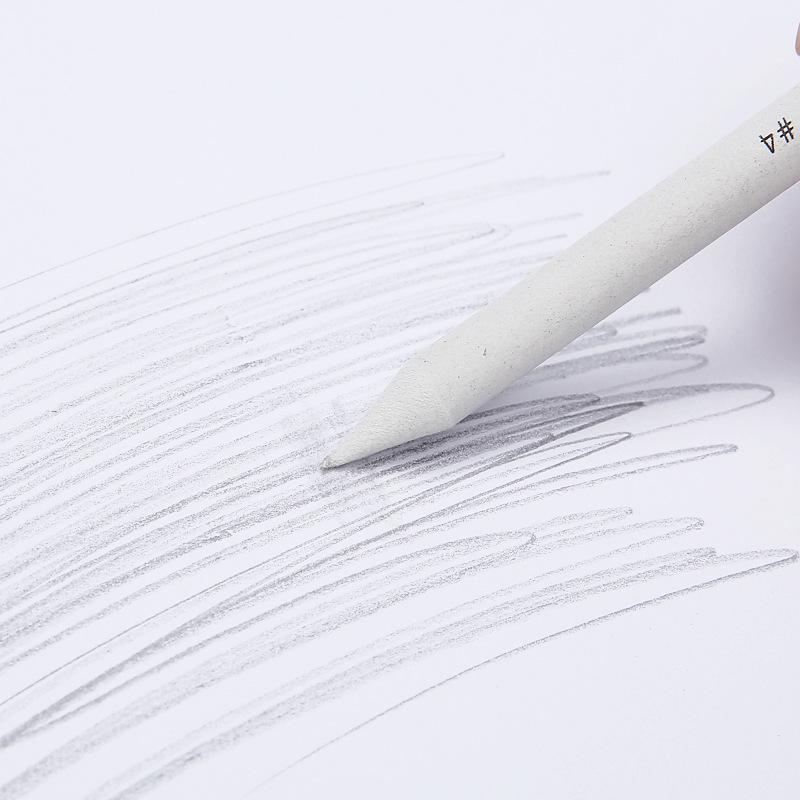 Sketch & Drawing Blending Set: 6-Piece Newsprint Stumps, Correction Pen, Blending Brush, Art Supplies.