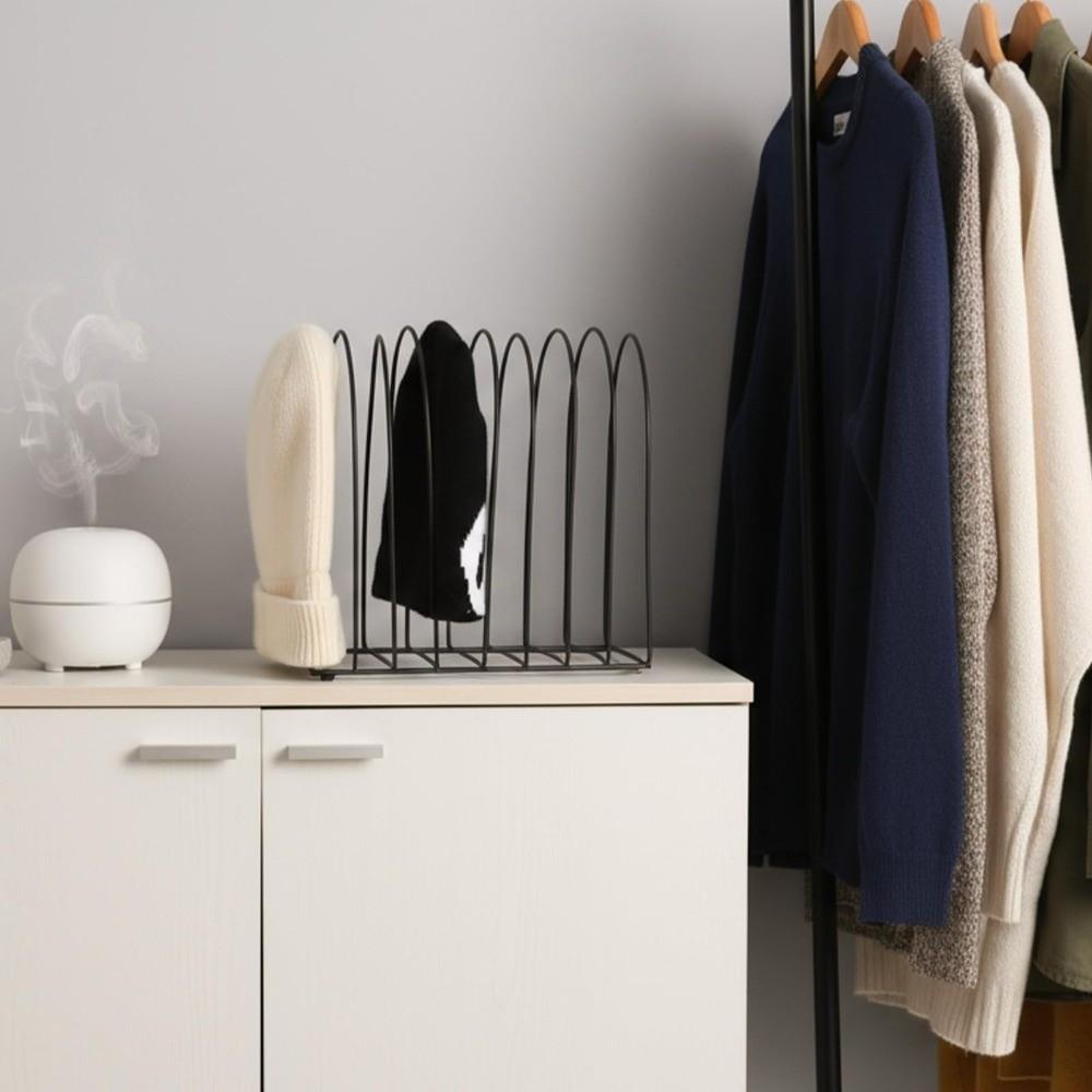 Iron Wire Wool Cap Organizer Sturdy Knitted Cap Holder Beanie Display Rack  Home Entryway