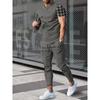 Men's Warm T-shirts And Pants Sets Outdoor Sports Training  Street Style Fashionable Pants