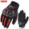 SUOMY Motorcycle Gloves Summer Full Finger Protective Guantes Motocross Luva Motociclista Touch Screen Moto Racing Gloves M-XXL