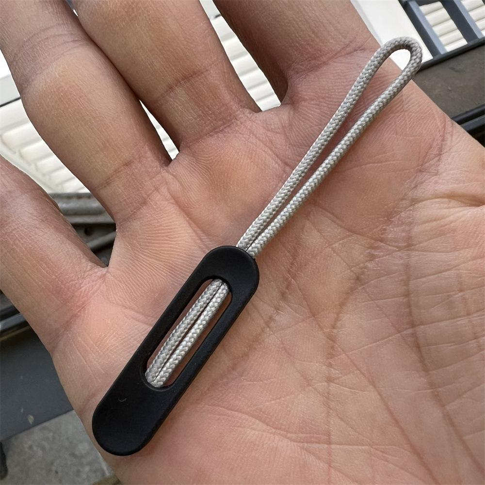 10PCS Zipper Pull Puller End Fit Rope Tag Fixer Zip Cord Travel Bag Suitcase Backpack Anti-Loss Puller Tab Replacement Clip