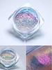 4pcs/1pc Y2K Polarized Nail Powder, Hypoallergenic Chameleon Glitter Powder For Nail Art, Aurora Neon Holographic Flakes, Multi