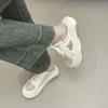 Summer Half Slippers Women's New Breathable Thin Mesh Mesh Shoes Thick-soled Casual One-pedal Lazy Little White Shoes