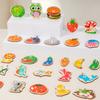 Montessori 3D Wooden Alphabet Puzzle Cartoon Animal Fruit and Vegetable Jigsaw Early Educational Toys Gifts for Toddlers Kids