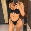 Wrinkled Crinkled Knotted Bikini Women Swimwear Female Swimsuit Two-pieces Bikini Set Brazilian Bather Bathing Suit Swim V5709