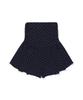Lupeulupeu Gepunktete Raffung Schlagshorts_Marineblau