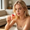 Strawberry Cake Squeeze Toy Soft Slow Rebound Simulated Food Toy Portable Stress Relief Pinch And Squeeze Relaxation Toy