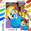 Sleeping Beauty Oil Painting Digital Painting Art Kit Handmade Diy Painting Home Decoration Gift