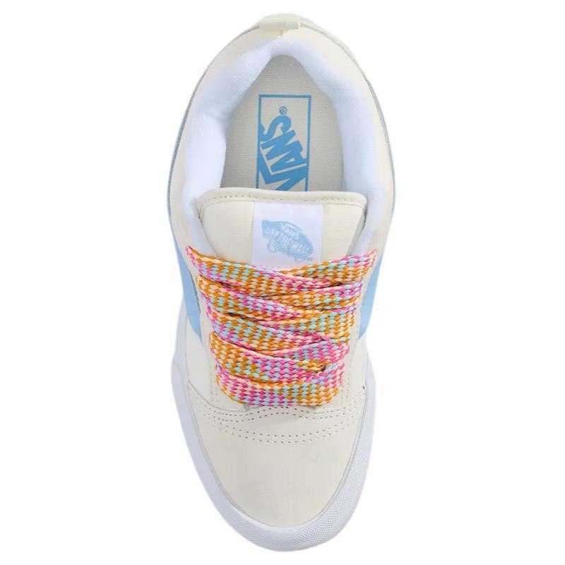 Vans Knu Skool Low Top Skateboard Shoes Unisex Beige Blue Sneakers VN000D6ZZ5D