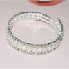 American Pearl Rhinestone Bracelet Light Luxury Niche Design Exquisite Flash Diamond Multi-Layer Winding High Sense Bracelet Full of Crystals Women