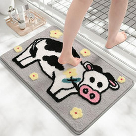 Cross-Border Chenille Quick-Dry Absorbent Bathroom Mat