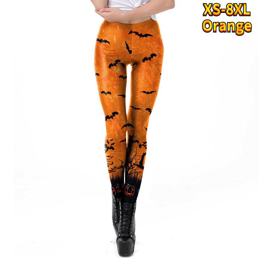 Womens Bats Prints Stretch Yoga Leggings Fitness Running Gym Sports Active Pants