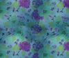 oneOone Cotton Flex Light Blue Fabric Florals Sewing Fabric By The Yard Printed Diy Clothing Sewing Supplies 40 Inch