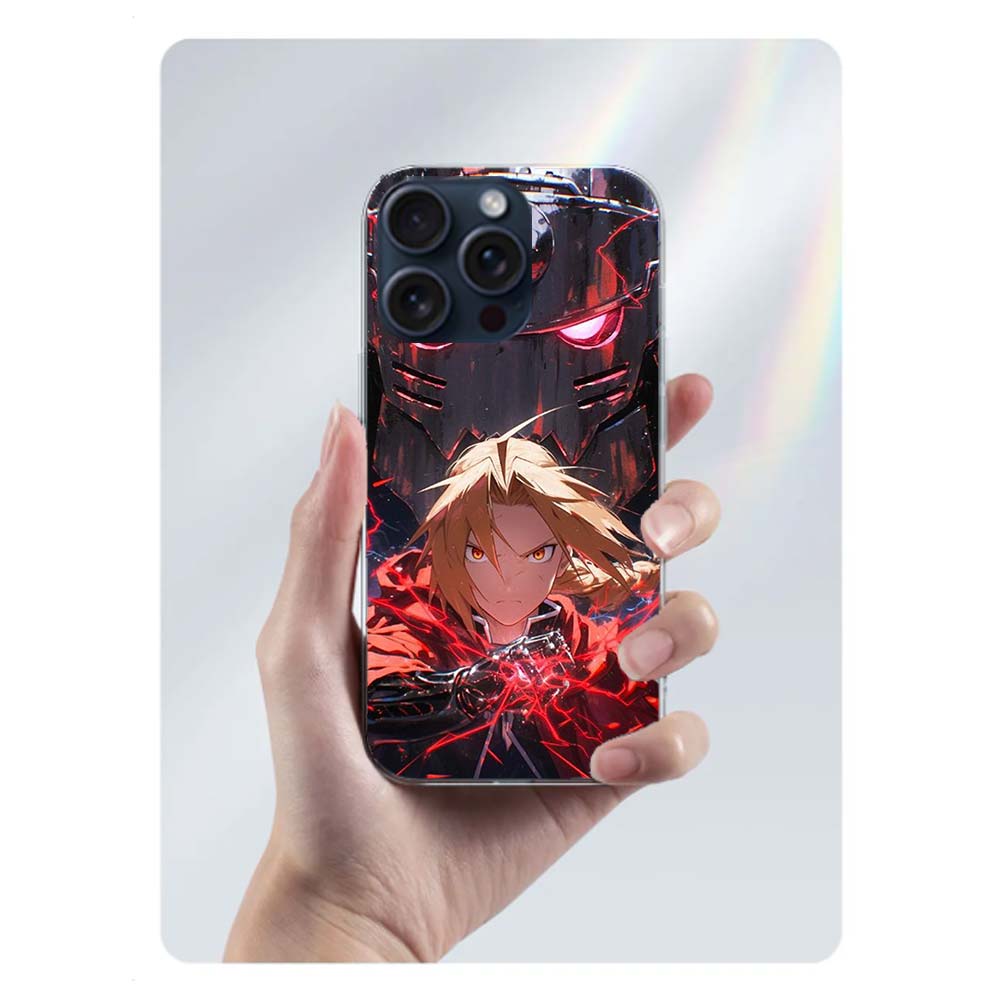 Anime F-Fullmetal A-Alchemist_ Brotherhood Clear Phone Case For Iphone 17 Air 16 Pro Max 15 Pro 14 Plus 17E 16E 11 13 12 Mini Co