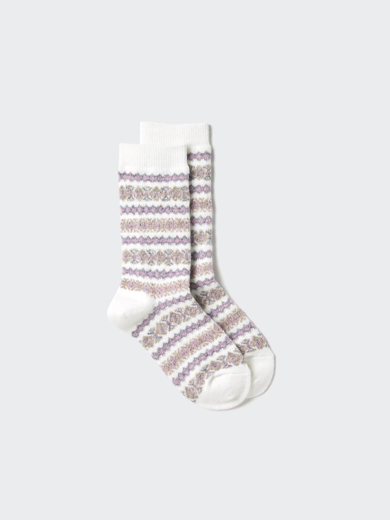 Uniqlo Heattech Socks Fair Isle
