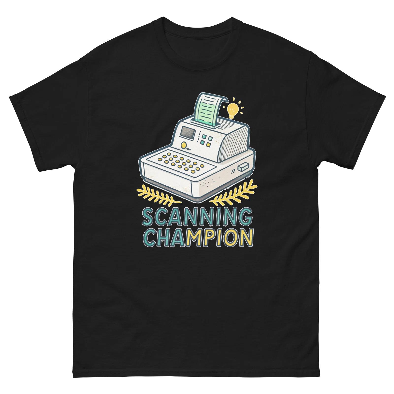 Scanning Champion Occupation Job Professional T-Shirt XL