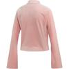Adidas Originals Bellista Logo Print Loose Fit American Style Long Sleeve Cropped Sweatshirt Women Sweatshirt Vibrant-Pink FN2792