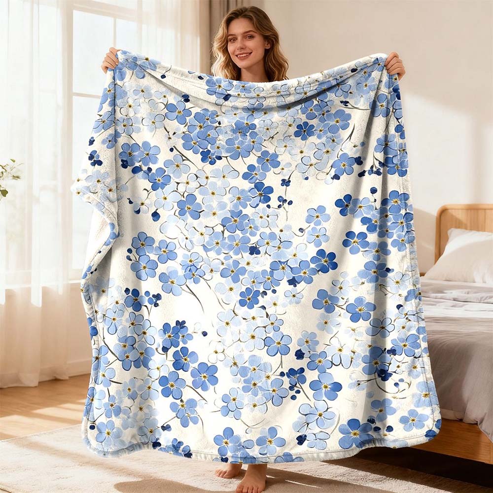 1Pc  Minimalist Line Art Cat Print Flannel Blanket Soft Cozy Warm Throw Blanket For Bedroom Living Room Couch