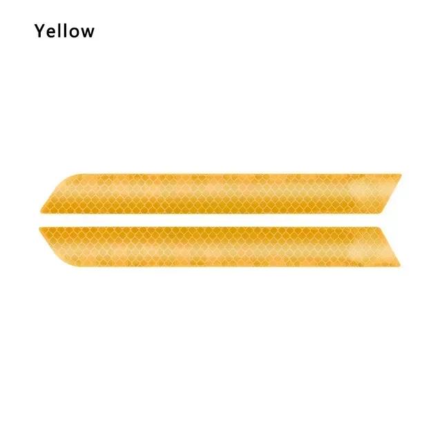 NEW Car Door Sticker Safety Opening Warning Reflector Tape Decal Car Accessories Exterior Interior Reflective Sticker Reflective