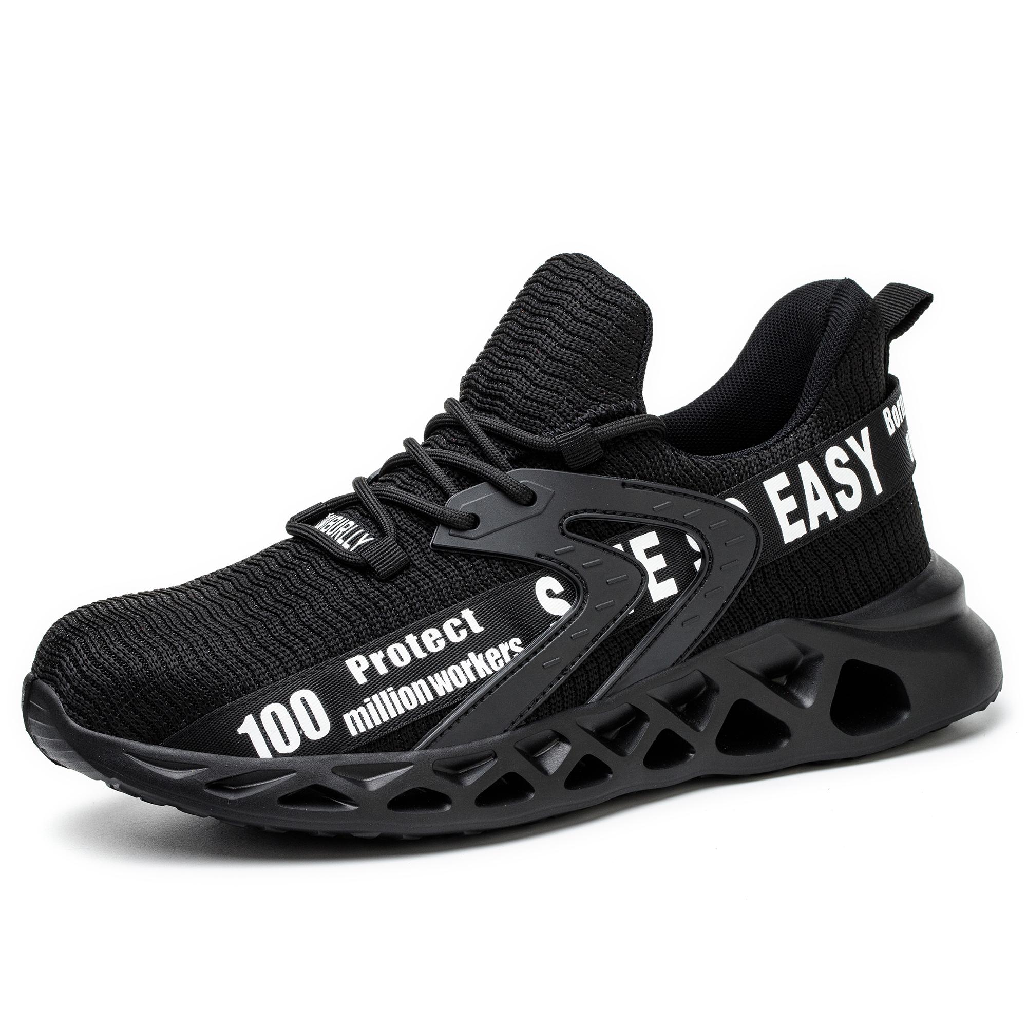 

Safety Shoes Men Work Sneakers Indestructible Shoes Puncture-Proof Protective Shoes Work Boots Steel Toe Shoes Lightweight 41