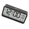 62KD Quiet Operations Desk Clock with Energy Saving Night Light for Home Decoration