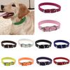 Umělá kůže Jednobarevný Roztomilý Pes Domácí mazlíček Kočka Štěně Obojek Krk Nastavitelná Spona