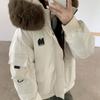 Tooling Cotton Clothes Women's Winter New Short, Small, Big Fur Collar Thickened Pie To Overcome Cotton-padded Clothes and Jackets Sports Models
