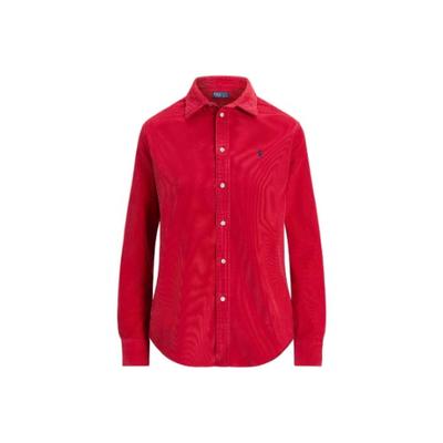 Polo Classic Fit Animal Pattern Cotton Button-Down Long Sleeve Shirt Women Shirts 211A89499-006