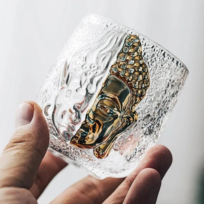 Set da tè Master Cup di lusso in cristallo Yinian Buddha Cup Jianzhan Tazze per la casa Teiere Cucina Sala da pranzo Bar Casa Giardino