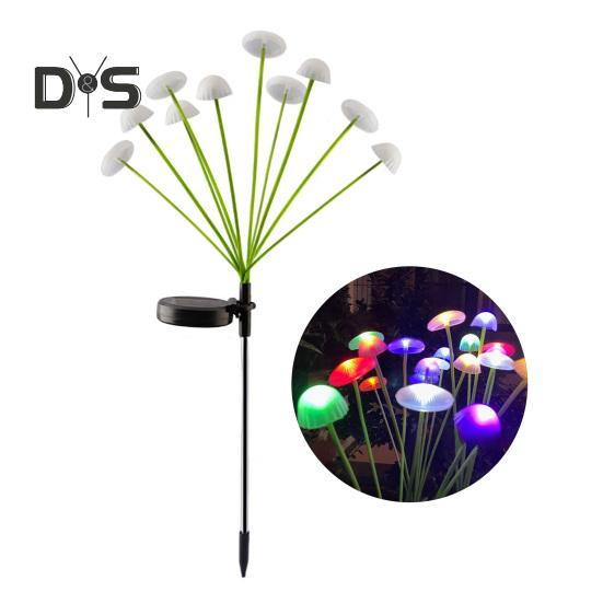 LED Solar Lamp Automatic ON/OFF Easy To Install IP44 Waterproof Jellyfish Solar Garden Light Romantic Courtyard Decoration