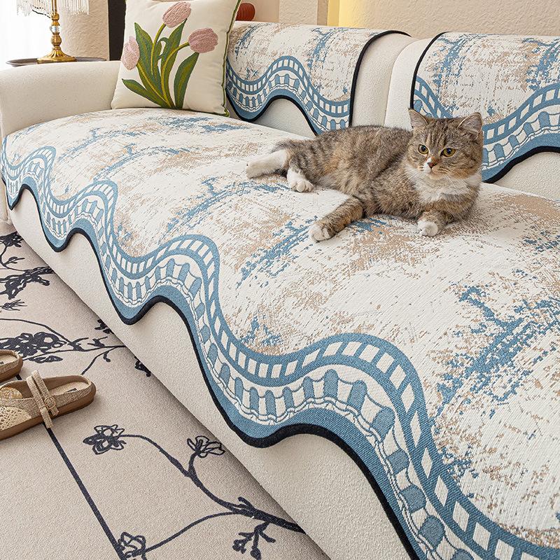 Chenier Special-Shaped Sofa Cushion Is Universal In All Seasons  New High-End Non-Slip And Anti-Cat Scratch One-Piece Seat Cushion