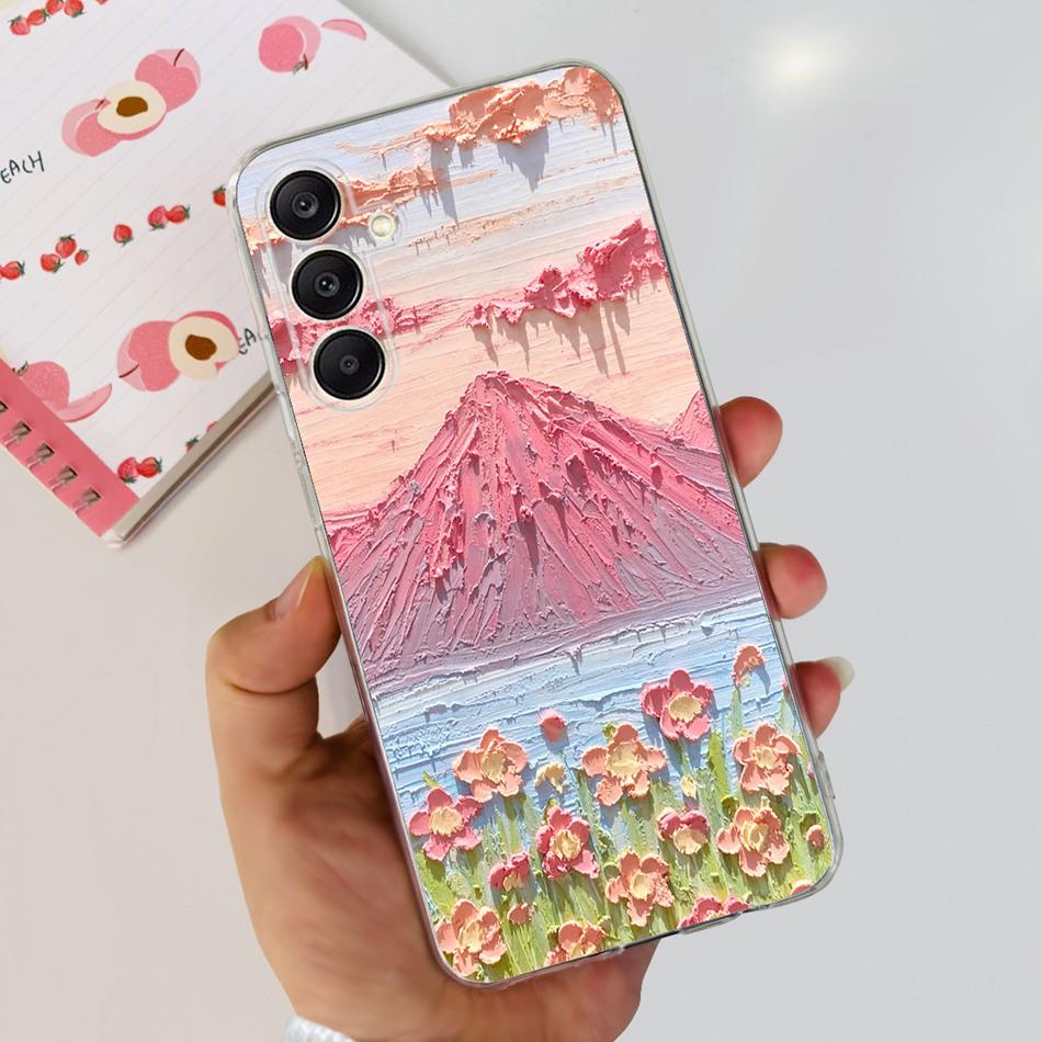 For Samsung Galaxy A25 Case Samsung A25 5G SM-A256B 2023 Elegant Printing Soft Silicone TPU Slim Phone Back Cover