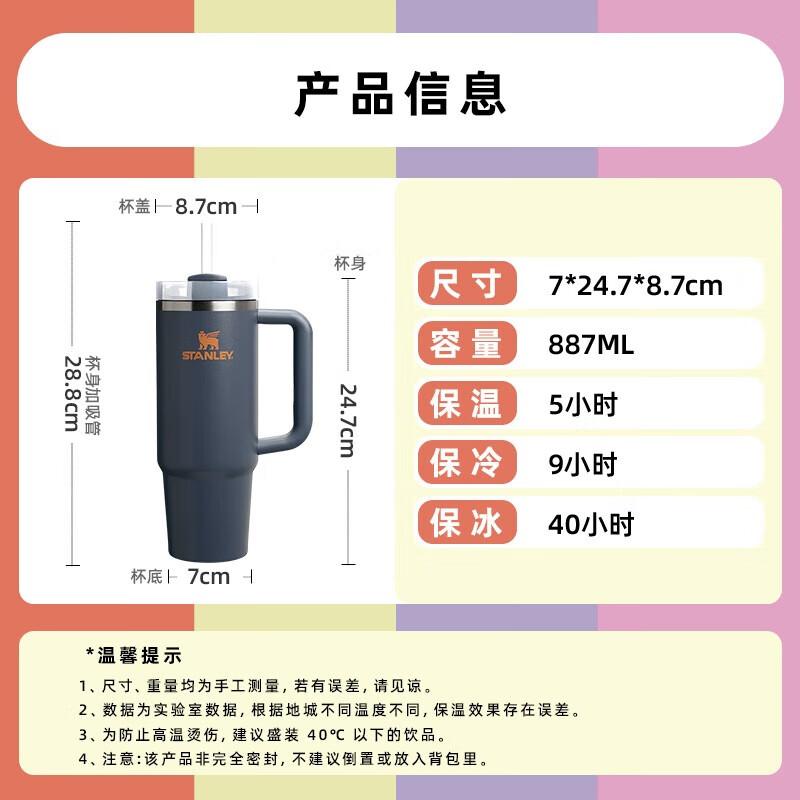 Stanley Jumbo Straw Water Bottle