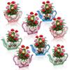 8pcs Floral Teapot Paper Teapot Flower Boxes Creative Design Party Supplies  Kid Girl Party