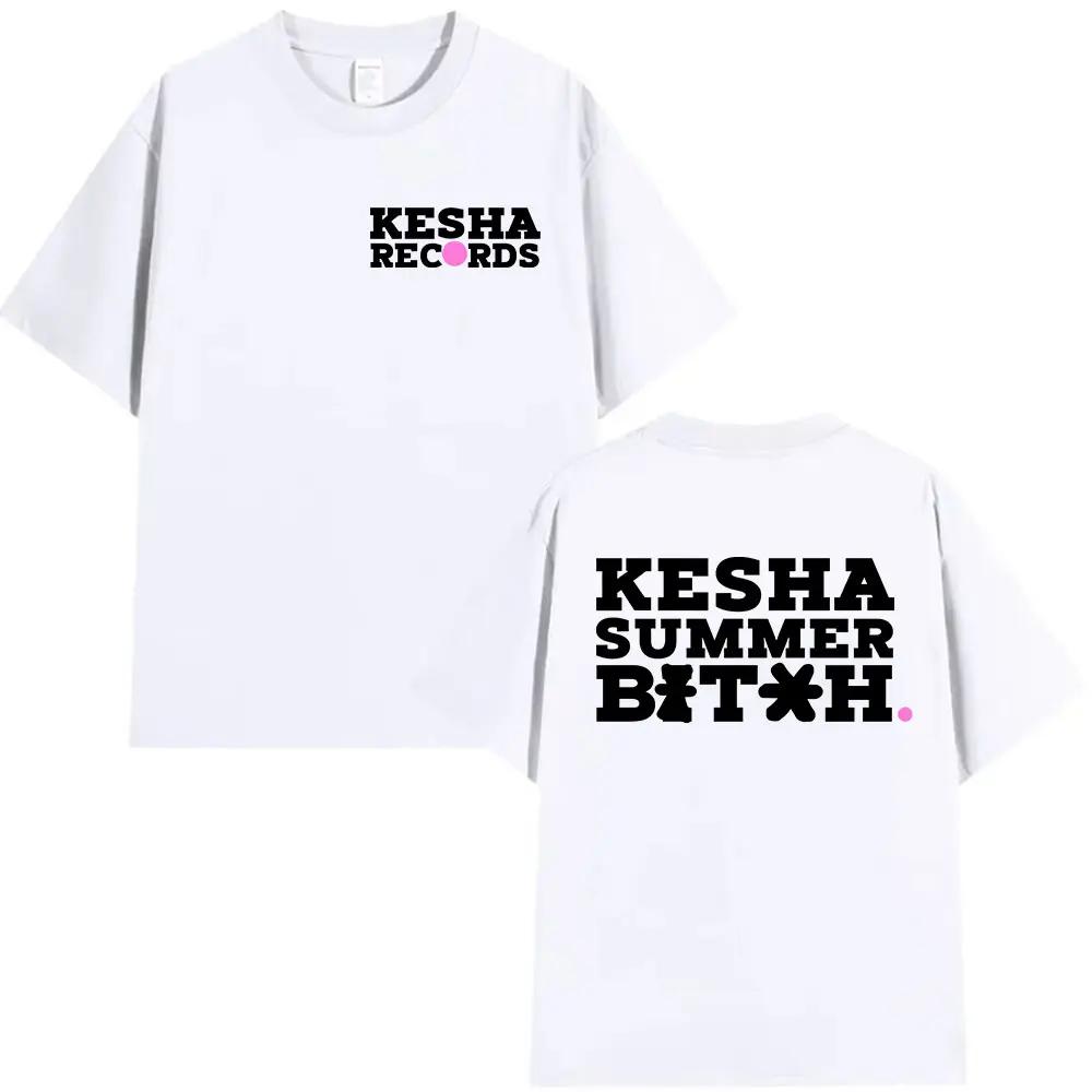 Kesha Live In The UK 2026 Tshirts House of Kesha Fan Gift Tshirt Women Unisex Cotton Tees Oversized Fashion Graphic Printing Tops