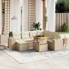 VidaXL Garden Lounge Set with Cushions 8 Pcs, Patio Sofas, Patio Furniture Set, Outdoor Furniture, Beige 3272752