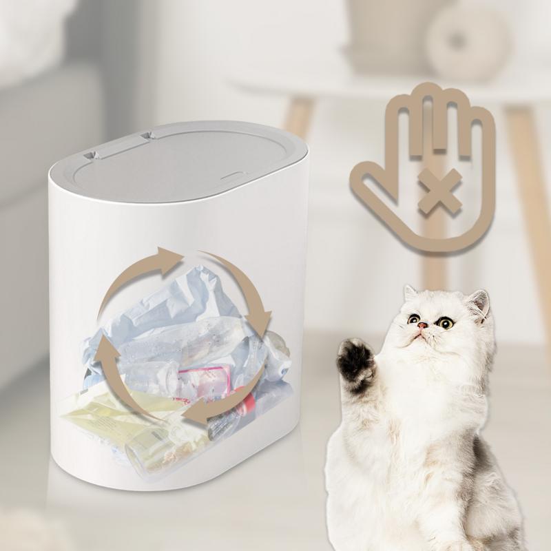 Press Top Trash Can Household Desktop Toilet Garbage Can Narrow Slit Trash Cans For Bathroom Kitchen Crafts Room